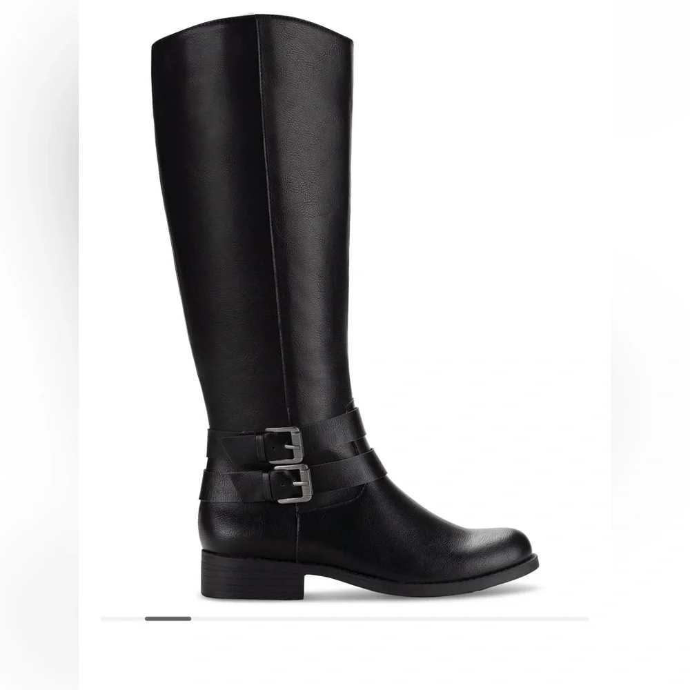 Style & Co. Black Over the Knee Boots